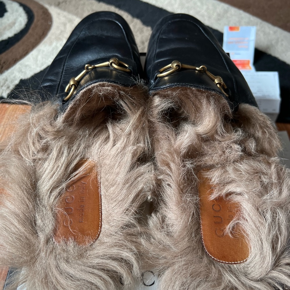 Gucci princetown loafers bought in dubai don’t wear anymore  price is firm - Picture 3 of 6